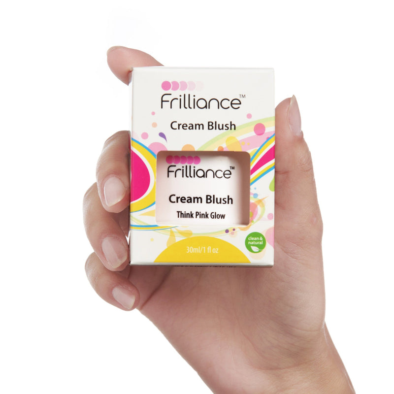 Fiona Frills Makeup Cream Blush in Think Pink Glow Frilliance